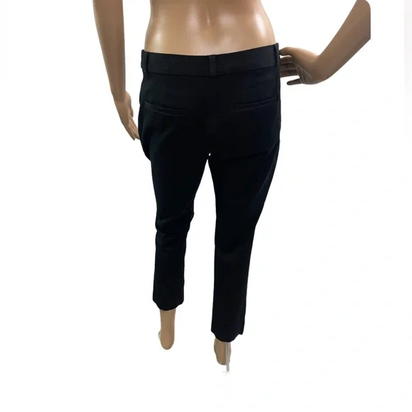 Banana Republic Women’s Size 6 Solid Black Sloan Curvy Fit Ankle Crop Pants - Picture 3 of 6